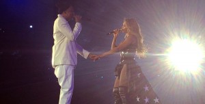 Jay Z et Beyoncé au stade de France