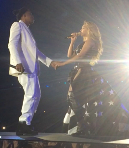 Jay Z et Beyoncé au stade de France