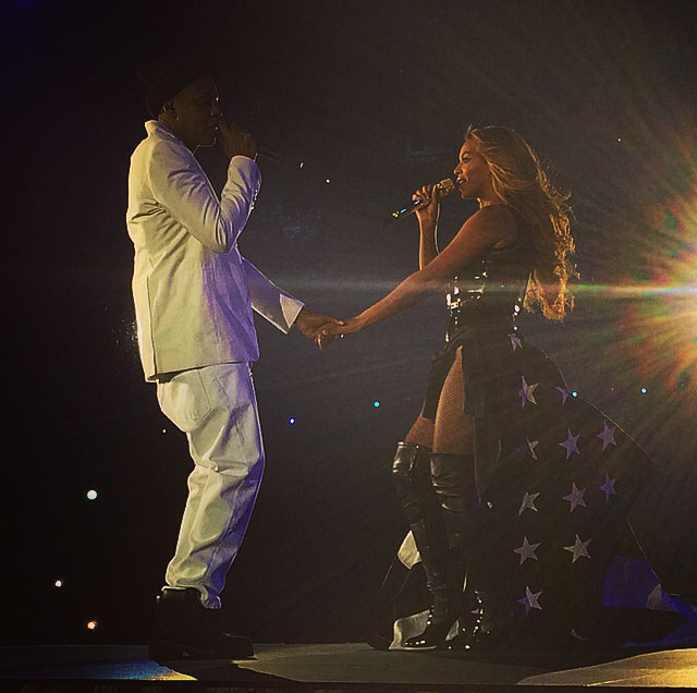 Jay Z et Beyoncé au stade de France un final sur Part II