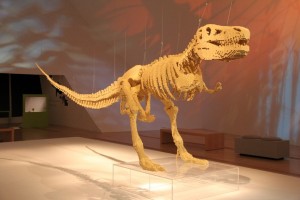 Un t-rex de 6m de long à base de lego