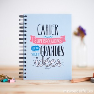 cahier superpouvoirs mr wonderful