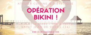 Aline, du blog Aline Cook & Co organise un atelier diététique "Opération Bikini" en présence Maurianne Rallier, diététicienne et de la marque Younique