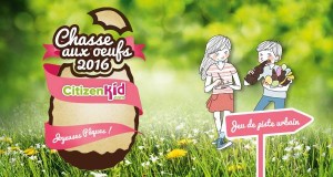 CitizenKid organise une grande chasse aux oeufs dans 12 villes de France pour Pâques