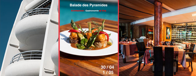 Après son succès en novembre dernier, la balade gastronomique des pyramides revient à la Grande Motte le 30 avril et 1er mai prochain