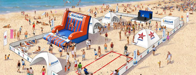 CDiscount et Virgin Radio lance la tournée des plages et s'installent à la Grande Motte le 31 juillet