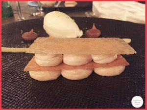 mille feuille croquant à la crème de châtaigne au Terminal #1