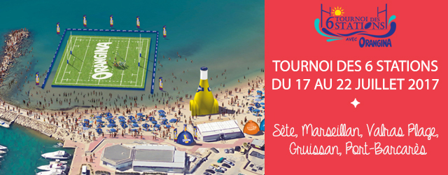 un terrain de rugby flottant va être mis en place sur la mer méditerranée du 17 au 22 juillet