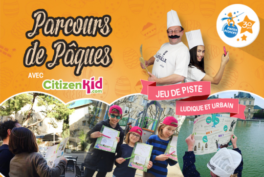 Sous forme de jeu de piste, la chasse aux oeufs CitizenKid est l'occasion pour les enfants et leurs parents de partir à la découverte du patrimoine de leur ville