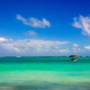 sable blanc, cocotiers à perte de vue, eau turquoise…