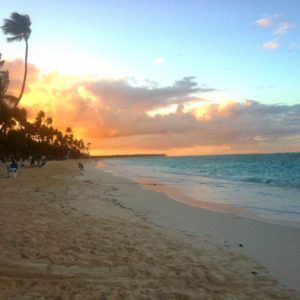 la plage de Bavaro, digne d’une carte postale