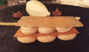 mille feuille croquant à la crème de châtaigne au Terminal #1