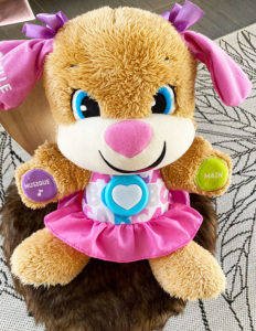 Puppy de Fisher Price une peluche qui parle, chante et apprendra plein de choses à votre bébé